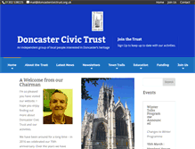Tablet Screenshot of doncastercivictrust.org.uk